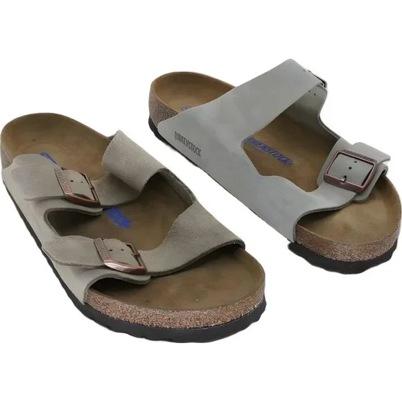 Birkenstock Arizona Oiled Leather Sandals Men EU 43 Two Different Colors - Picture 1 of 6